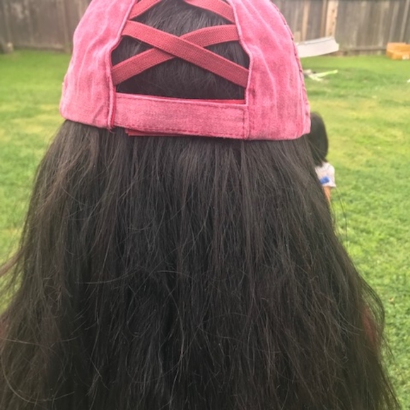 High ponytail  baseball hat gray - Picture 4 of 4